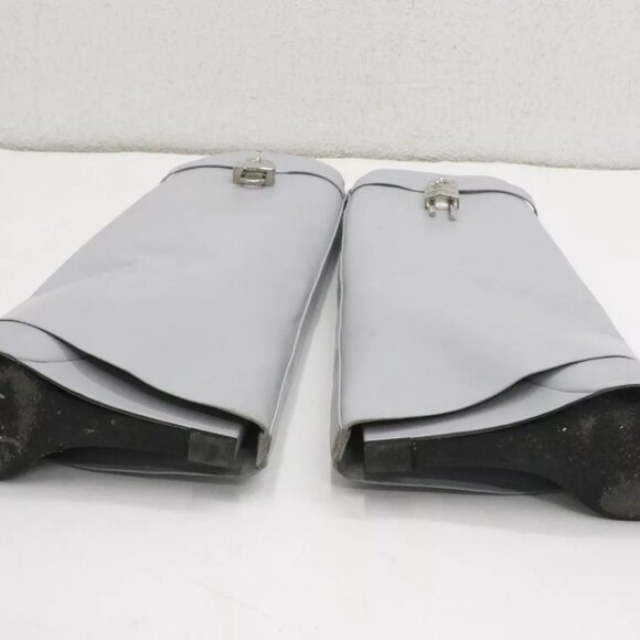 Givenchy Shark Lock Angle Boots - Grey Size EU 38/US 8 - Picture 11 of 14